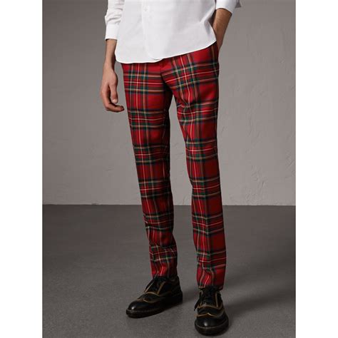 burberry pantaloni tartan|burberry tartan.